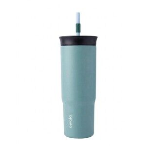 Owala 24oz Tumbler w/Straw Stainless Steel - Misty Meadows Very Very Dark Lid